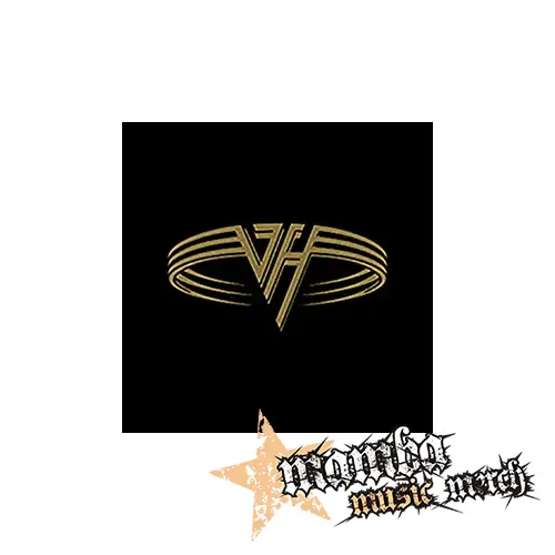 VAN HALEN - Logo Gold Circle - Podložka pod pohár