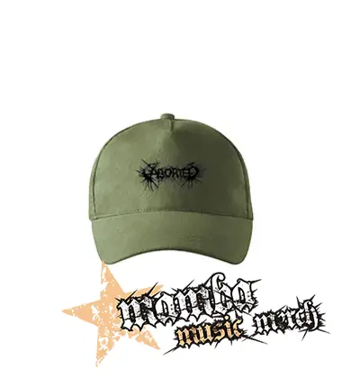 ABORTED - Logo - olivová šiltovka "khaki"