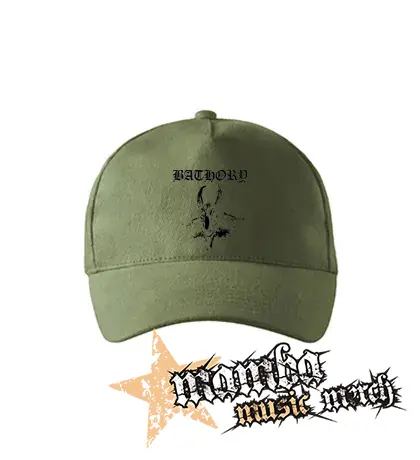 BATHORY - Goat - olivová šiltovka "khaki"