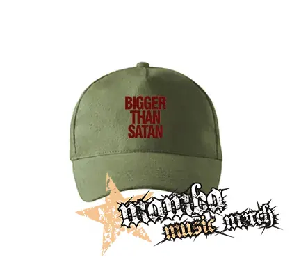 BIGGER THAN SATAN - olivová šiltovka "khaki"