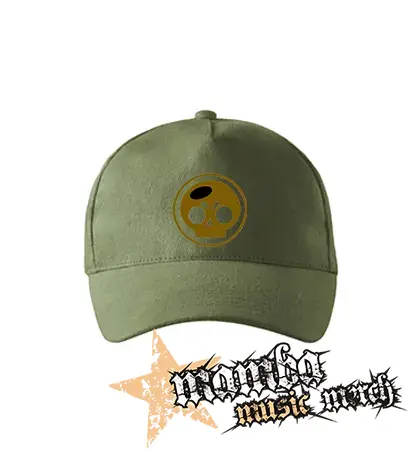BRAWL STARS - Yellow Skull - olivová šiltovka "khaki"