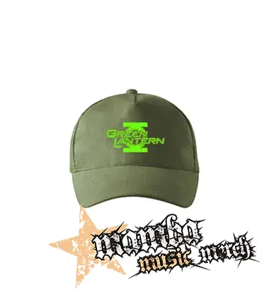 GREEN LANTERN - Logo Motive 2 - olivová šiltovka "khaki"