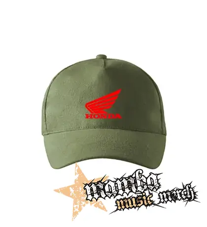 HONDA - Red Logo - olivová šiltovka "khaki"