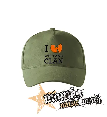 I LOVE WU TANG - olivová šiltovka "khaki"