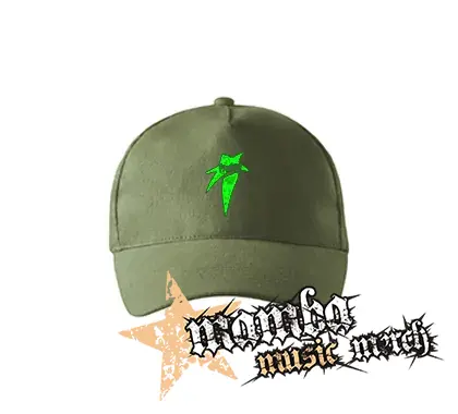 I SEE STAR - Green Star - olivová šiltovka "khaki"