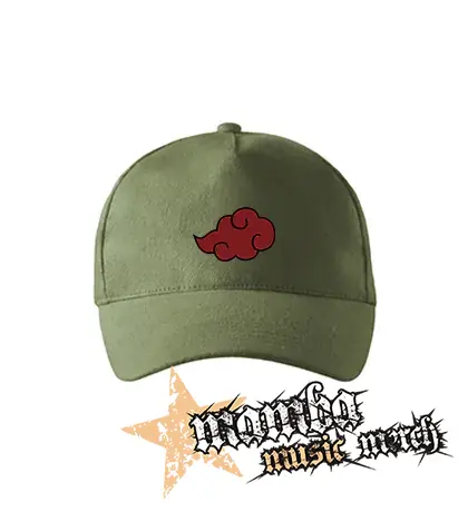 NARUTO - Akatsuki Obláčik - olivová šiltovka "khaki"