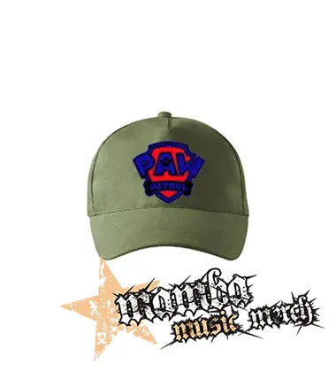 PAW PATROL - LABKOVÁ PATROLA - Logo Color - olivová šiltovka "khaki"