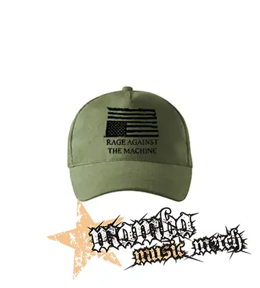RAGE AGAINST THE MACHINE - Wrecked - olivová šiltovka "khaki"