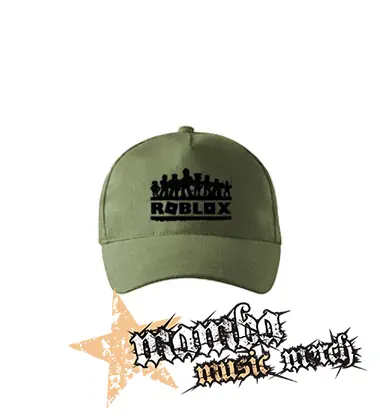 ROBLOX - Logo Skins - olivová šiltovka "khaki"