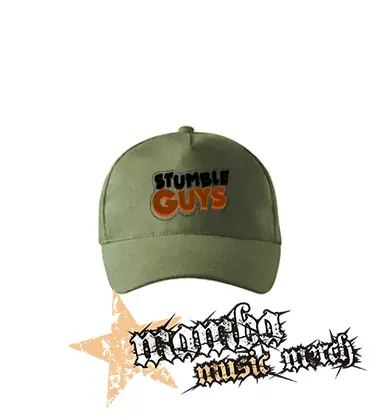 STUMBLE GUYS - Logo - olivová šiltovka "khaki"