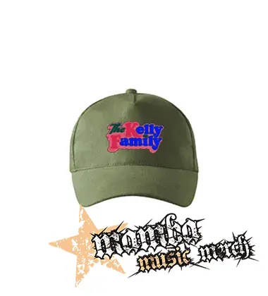 THE KELLY FAMILY - Logo Colour - olivová šiltovka "khaki"