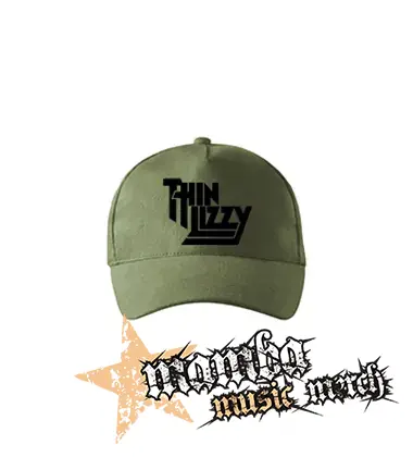 THIN LIZZY - Logo - olivová šiltovka "khaki"