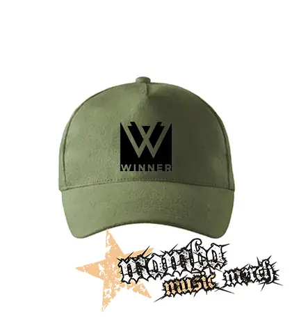 WINNER - Logo K-Pop Band Motive 2 - olivová šiltovka "khaki"