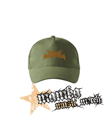 YNGWIE MALMSTEEN - Logo Yellow - olivová šiltovka "khaki"