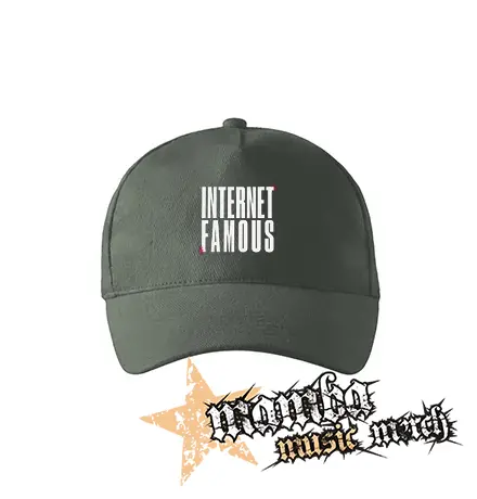 6arelyhuman - Internet Famous - šiltovka vo farbe tmavá bridlica