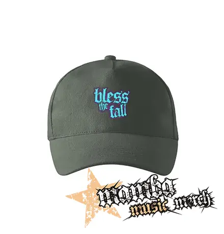 BLESSTHEFALL - Logo - šiltovka vo farbe tmavá bridlica