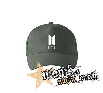 BTS - BANGTAN BOYS - Logo 2 - šiltovka vo farbe tmavá bridlica