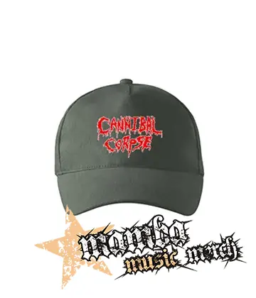 CANNIBAL CORPSE - Old School Bloody Logo - šiltovka vo farbe tmavá bridlica