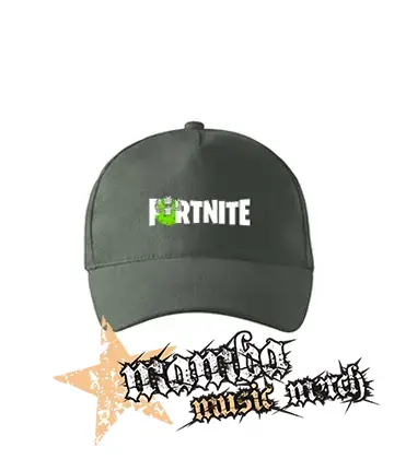 FORTNITE Season 7 - Rick Sanchez Logo - šiltovka vo farbe tmavá bridlica