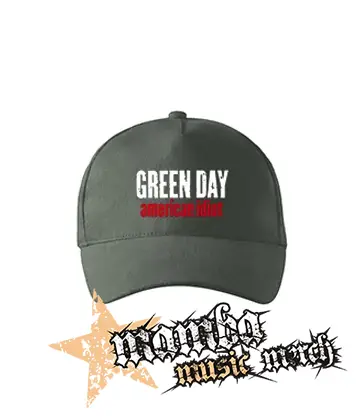 GREEN DAY - American Idiot Slogan - šiltovka vo farbe tmavá bridlica