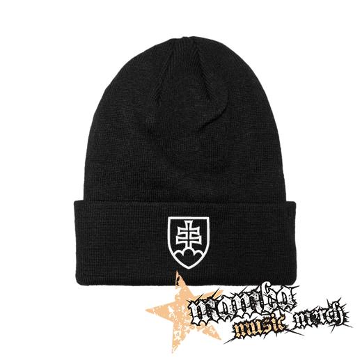 SLOVENSKÝ ZNAK - Biely Dvojkríž - zimná čiapka 