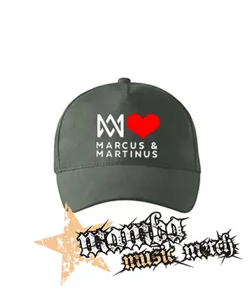 I LOVE MARCUS & MARTINUS - Motive 1 - šiltovka vo farbe tmavá bridlica