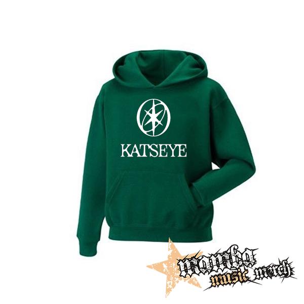 KATSEYE - Logo Crest - tmavozelená detská mikina