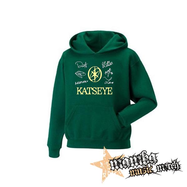 KATSEYE - Logo Signature - fľaškovozelená pánska mikina