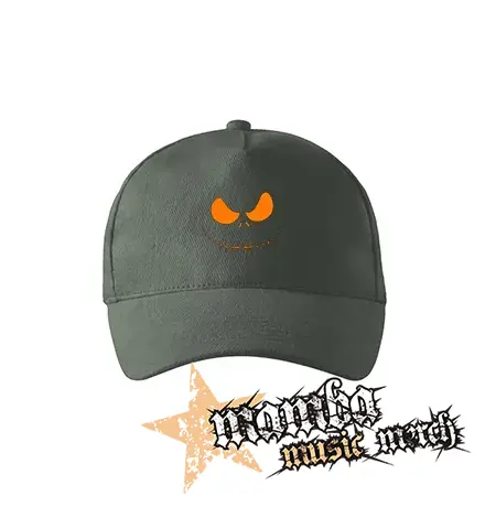 JACK SKELLINGTON - Orange Smile - šiltovka vo farbe tmavá bridlica