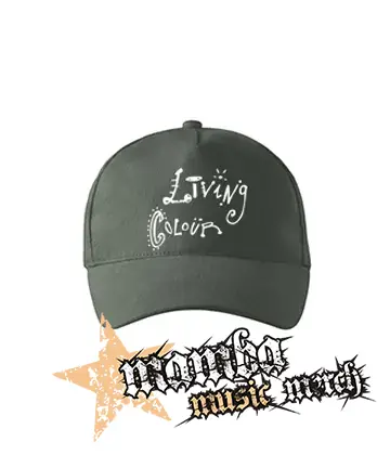 LIVING COLOUR - Logo - šiltovka vo farbe tmavá bridlica