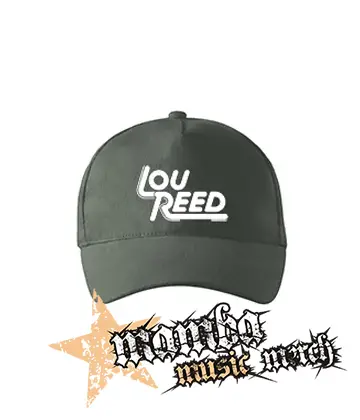 LOU REED - Logo - šiltovka vo farbe tmavá bridlica