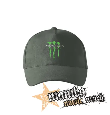 MONSTER ENERGY - Logo Crest - šiltovka vo farbe tmavá bridlica