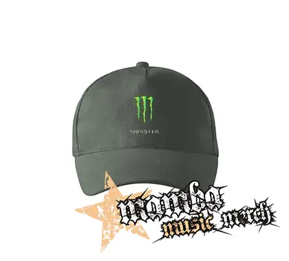 MONSTER ENERGY - Logo - šiltovka vo farbe tmavá bridlica