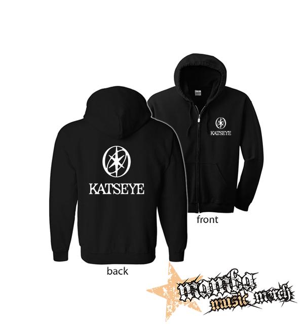 KATSEYE - Logo Crest - čierna detská mikina na zips
