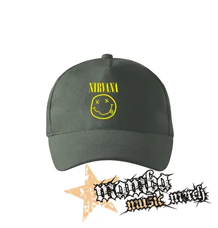 NIRVANA - Big Smile - šiltovka vo farbe tmavá bridlica