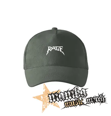 RAGE - Logo - šiltovka vo farbe tmavá bridlica