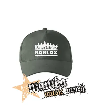 ROBLOX - Logo Skins - šiltovka vo farbe tmavá bridlica