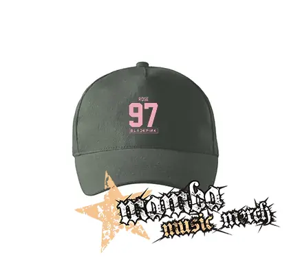 ROSÉ 97 - BLACKPINK - Pink Number Years - šiltovka vo farbe tmavá bridlica