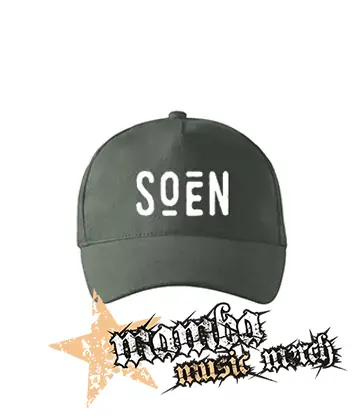 SOEN - Logo - šiltovka vo farbe tmavá bridlica