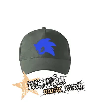 SONIC THE HEDGEHOG - Face - šiltovka vo farbe tmavá bridlica