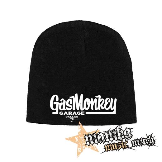 Čierna zimná čiapka GAS MONKEY GARAGE - Logo