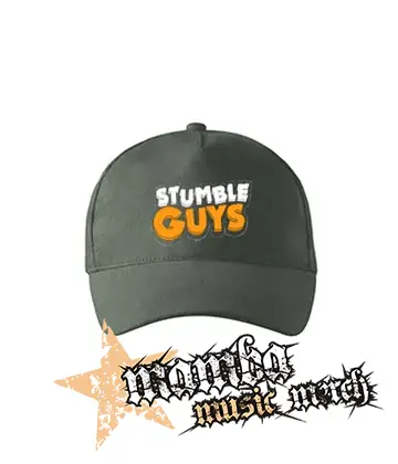 STUMBLE GUYS - Logo - šiltovka vo farbe tmavá bridlica