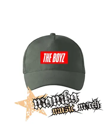 THE BOYZ - Red Logo Debut Album - šiltovka vo farbe tmavá bridlica
