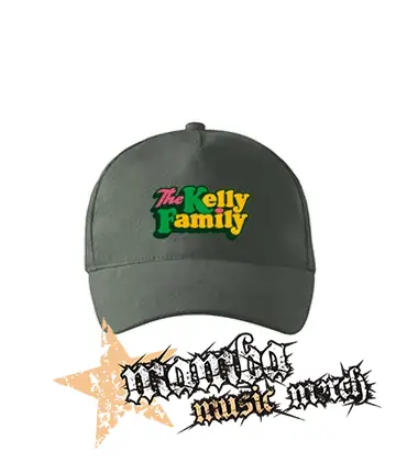 THE KELLY FAMILY - Logo Colour - šiltovka vo farbe tmavá bridlica