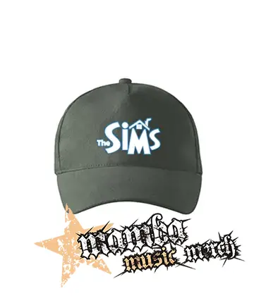 THE SIMS - Logo - šiltovka vo farbe tmavá bridlica