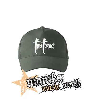 TINA TURNER - Logo - šiltovka vo farbe tmavá bridlica