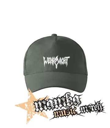 WEHRMACHT - Logo Thrash Metal Band - šiltovka vo farbe tmavá bridlica