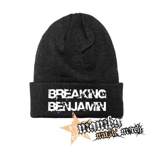 BREAKING BENJAMIN - White Logo - zimná čiapka 