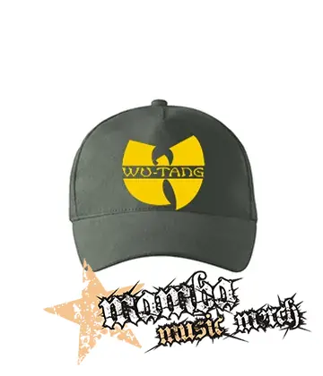 WU TANG CLAN - Yellow Logo - šiltovka vo farbe tmavá bridlica