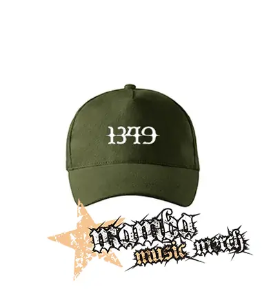 1349 - Logo - zelená šiltovka "military green"